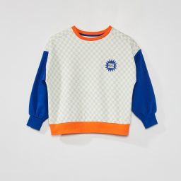 Kiabi x ChaCha - Sweat en molleton imprimé, 16€