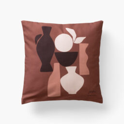  - Housse de coussin terre cuite, 25 €