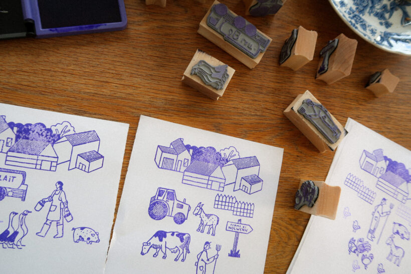 Les tampons à colorier de <i>Morgane Rospars</i> - Doolittle