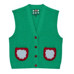 Monoprix x La Veste - Pull sans manches, 32 € (à partir du 30 septembre)