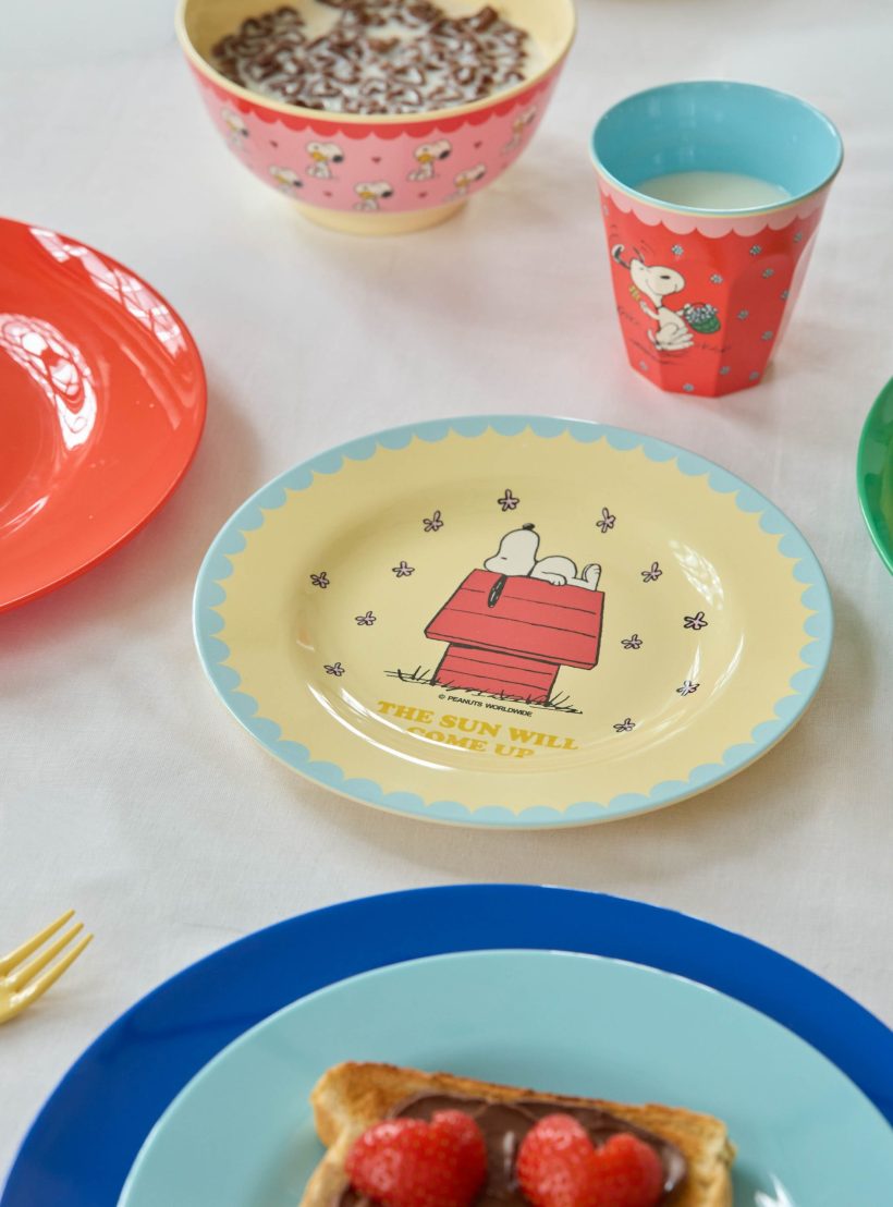 La joyeuse <i>rencontre</i> entre le design danois <i>rice</i> et l’univers de <I>Peanuts</i> - Doolittle