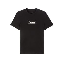Celio - T-Shirt regular col rond 100% coton imprimé daron - noir, 12,99 €