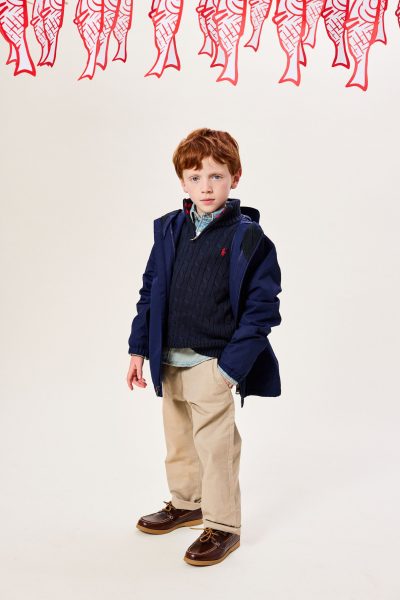 Marius : coupe-vent, pull, chemise & pantalon RALPH LAUREN mocassins ACEBOS - Doolittle