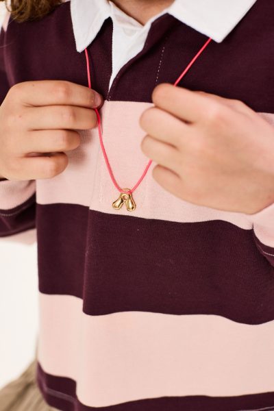 Rose : polo MOLO collier LA MÔME BIJO - Doolittle