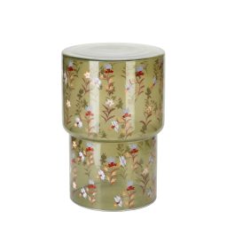 Chehoma - Table d'appoint verte peinte à la main Automne, 240€