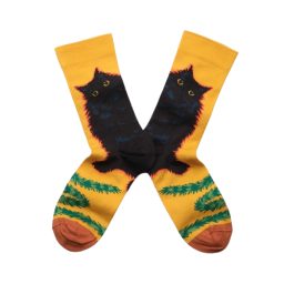 Bonne Maison - Chaussettes Chat Bouton d'Or, 22 €