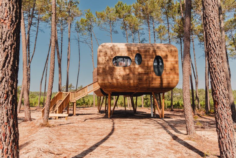 Faire de l’hébergement un terrain de jeux, dans l’un des cottages insolites comme les Maisons dans les Arbres -  ©Sébastien Dray - Doolittle